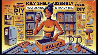 DIY IKEA Kallax Shelf Assembly  No Hammer Multitasking amp Handy Tips from Kimondo Missy [upl. by Nekial118]