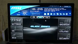 MSI ZH77AG43 Gen3 Click Bios2 [upl. by Mercer]