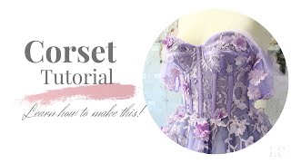 Make a Corset Pattern Provided [upl. by Aniram]