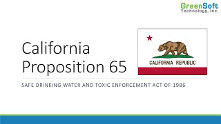 Learn about California Proposition 65 [upl. by Atina648]