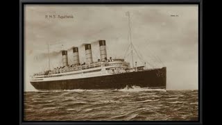 The RMS Aquitania in New York [upl. by Molini816]