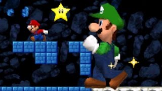 New Super Mario Bros DS  Mario Vs Luigi Mode 4 All Courses [upl. by Durrell251]