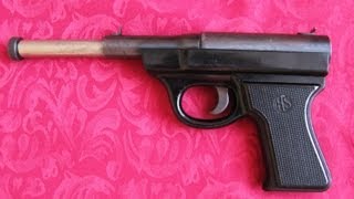 Пневматический пистолет HS 9 Luftpistole Air pistol [upl. by Nnayllas]