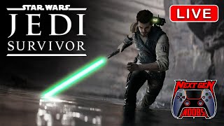 Star Wars Jedi  Survivor LIVE  Gameplay part 5 [upl. by Acisey]