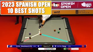 TOP 10 BEST SHOTS  SPANISH OPEN 2023 9Ball Pool [upl. by Nallij]