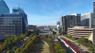 Klyde Warren Park 4k Drone Flyover by weballstarcom [upl. by Oivat]