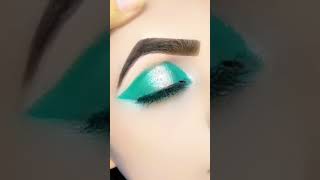 Green Eye Makeupeyemakeup yutube eyemakeup beautytutorial eyemakeuptutorial shortvideo [upl. by Magen294]