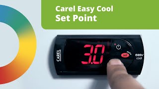 Changing the Set Point Carel Easy Cool Digital Controller [upl. by Farly290]