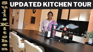 Updated Kitchen Tour Own House or RentedHow I organised My dream kitchen Video after a month [upl. by Enaamuj]