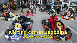 Karting trka SSKS Jagodina 02okt2022 reportaža [upl. by Adnuhs]