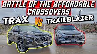 2024 CHEVY TRAX vs CHEVY TRAILBLAZER WHICH of these AFFORDABLE CROSSOVERS SHOULD YOU BUY and WHY [upl. by Enitsuga]