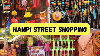 पहा हंपीला मी काय विकत घेतलं 😃  Hampi street shopping [upl. by Reine]