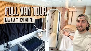 VAN TOUR  MWB Crafter with EnSuite Full OffGrid Conversion [upl. by Nnylyahs]