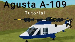 plane crazy roblox helicóptero Agusta A109 tutorial especial 20 subs [upl. by Ahseik785]