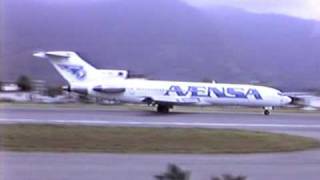 AVENSA BOEING 727 takeoff merida venezuela despegue [upl. by Ainar22]