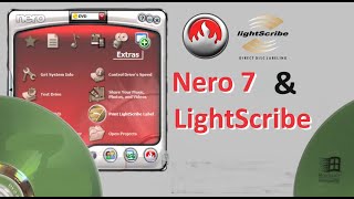 Nero 7 burning DVD amp LightScribe printing LightScribe [upl. by Korman]