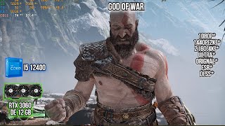 God of War  RTX 3060 de 12 GB  i5 12400 4K2160p2K1440p1080pUltraOriginalDLLS y FSR [upl. by Ilram404]