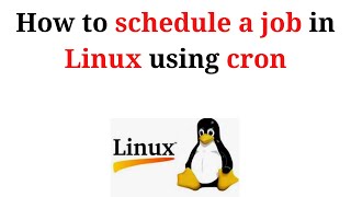 18 Linux Tutorials How to schedule a job in Linux using cron [upl. by Hartzel519]