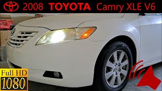 HD remake Keyless entry amp Panic alarm demo  2008 Toyota Camry XLE V6 [upl. by Anividul]