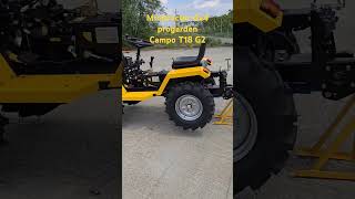 Campo T18 G2 minitractor progarden 4x4 cu două diferențiale [upl. by Atinit]