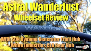 Astral Wanderlust Dynamo Hub Wheelset Review Featuring SONDelux Hub amp Sinewave Cycles Beacon Light [upl. by Llorre278]