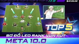 Top 5 sơ đồ LEO RANK VÙN VỤT ở META 100  FC Online [upl. by Lytsyrk]