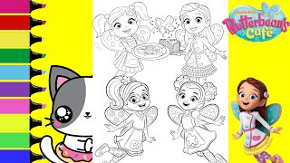 Butterbeans Cafe Coloring Book Compilation Cricket Poppy Dazzle Jasper  Sprinkled Donuts JR [upl. by Airenahs423]