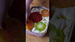 Heirloom tomato focaccia [upl. by Jemina]