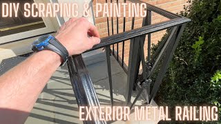 How to Scrape and Repaint a Metal Railing [upl. by Webster]