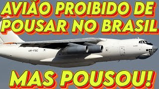 AVIÃO PROIBIDO DE POUSAR NO BRASIL CONSEGUE POUSAR NO RIO DE JANEIRO VEIO PRO G20 [upl. by Rotciv]