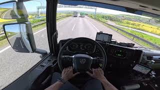 POV  DRIVING SCANIA R450  CEZCH REPUBLIC  INSTA 360 ACE PRO [upl. by Holihs645]