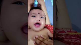 Newborn Baby after massage part1 shortsvideo cutebaby [upl. by Cupo]