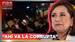 “Ahí va la corrupta” Simpatizantes de Morena se manifestaron contra Xóchitl Gálvez en NY  Ciro [upl. by Malamud]