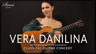 VERA DANILINA  Classical Guitar Concert  Mozart Bach Sor VillaLobos amp more  Siccas Guitars [upl. by Grubb]