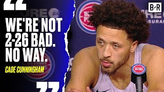 Cade Cunningham amp Monty Williams React to Pistons 25th Straight Loss [upl. by O'Gowan]