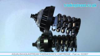 Aqualisa Aquastream Thermostatic Shower Cartridge  Part no 022807  TRADING DEPOT [upl. by Geaghan]