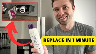 How To Replace Whirlpool Refrigerator Water Filter Easy [upl. by Alurta]