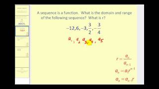 Geometric Sequences [upl. by Zellner180]