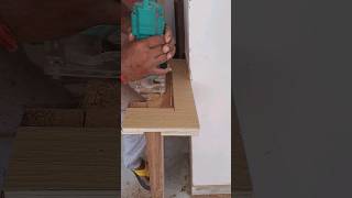 hinges fitting very easy woodworking carpentry shortvideo [upl. by Collyer]