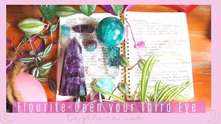 Fluorite Crystal  What it does amp how to use it ✨ [upl. by Llenrrad]