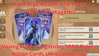 The Forge Realms Temper Clever Stratagems Vexing Field of Lightning 3000 Point Guide【GenshinImpact】 [upl. by Kihtrak]