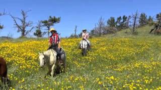 63 Ranch  An Evening Horseback Ride  Livingston MT [upl. by Mcmaster]