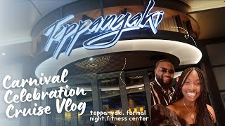 Carnival Celebration Day 2 teppanyaki fitness center formal night [upl. by Phelgen]