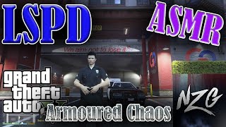 ASMR Grand Theft Auto 5 LSPDFR Armoured Chaos  Whisper 💤  Gum Chewing 🍬 relaxing 😴 [upl. by Ardnaek]