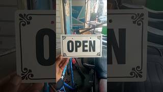 Open Sign Board Shop Sign Acrylic Sheet Board Board Shop Ytshorts Trending Viral Diy [upl. by Ariahay]