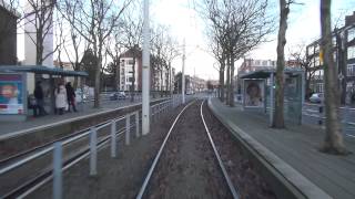 HTM RandstadRail 2 Kraayenstein  Leidschendam Leidsenhage via keerlus Laan van NOI [upl. by Etnaik566]