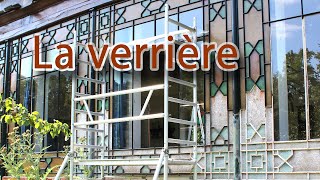 Rénovation et traitement du métal rouillé de notre verrière [upl. by Idnic]