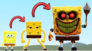 NEW EVOLUTION OF SPONGEBOB EXE In Garrys Mod [upl. by Favian]