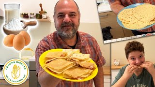 28  Crepes ricetta facile e veloce dolci e salate [upl. by Dusty]