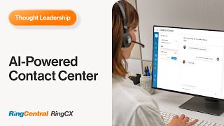 RingCX  AIpowered contact center demo [upl. by Draw]